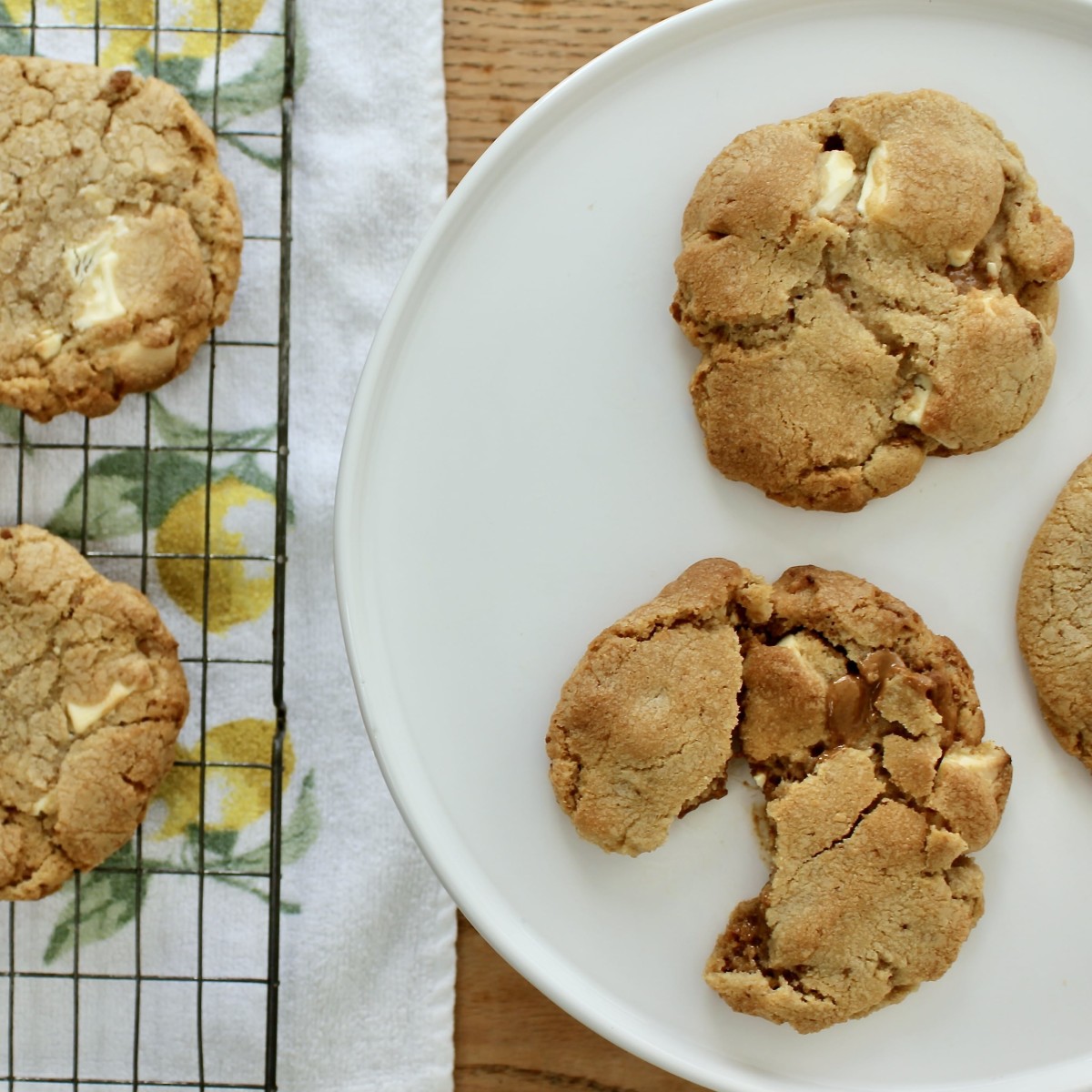 Biscoff Stuffed Cookies