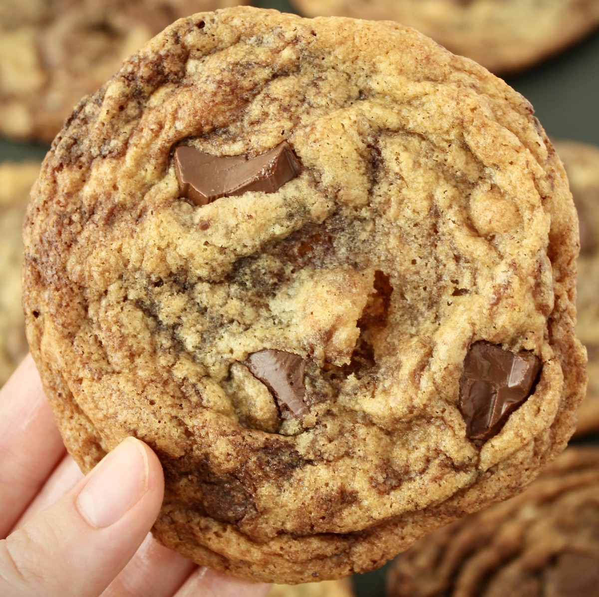 Brown Butter Nutella Cookies