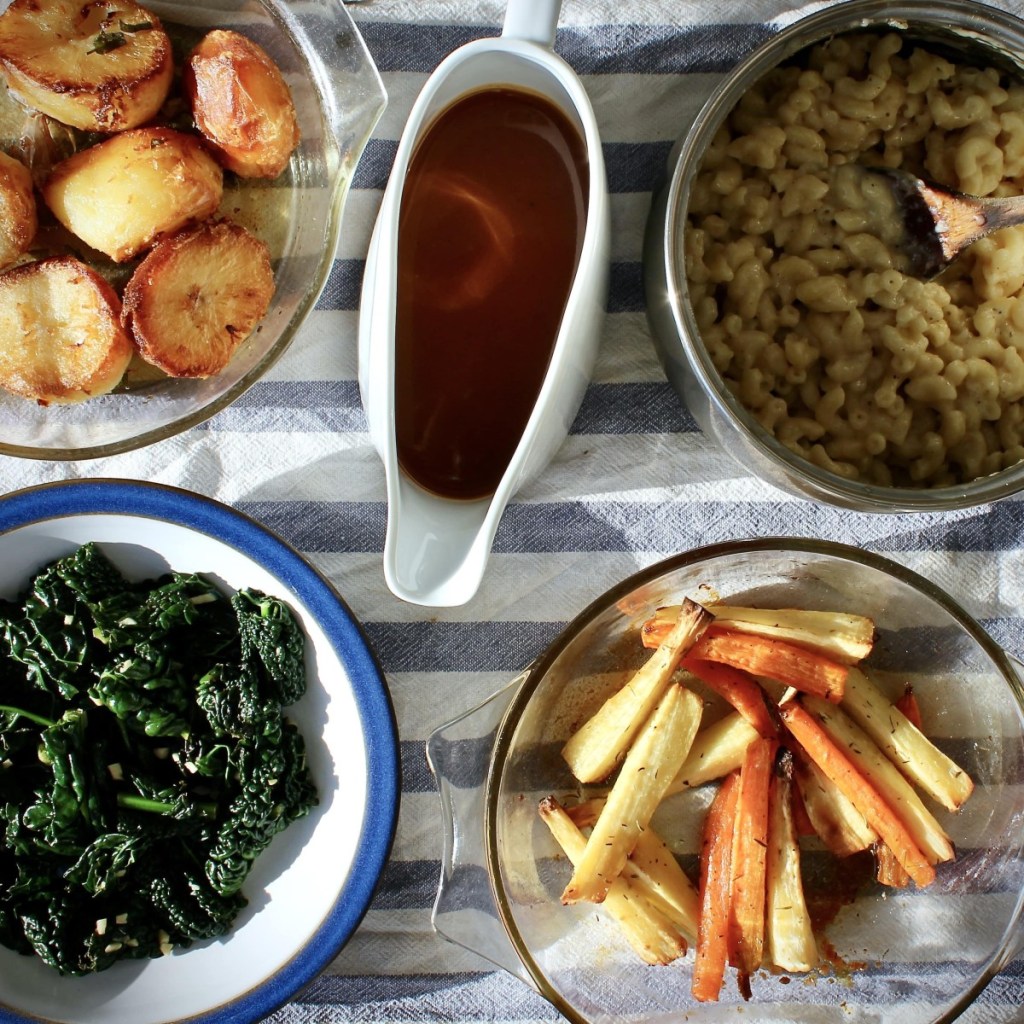 Vegan roast dinner