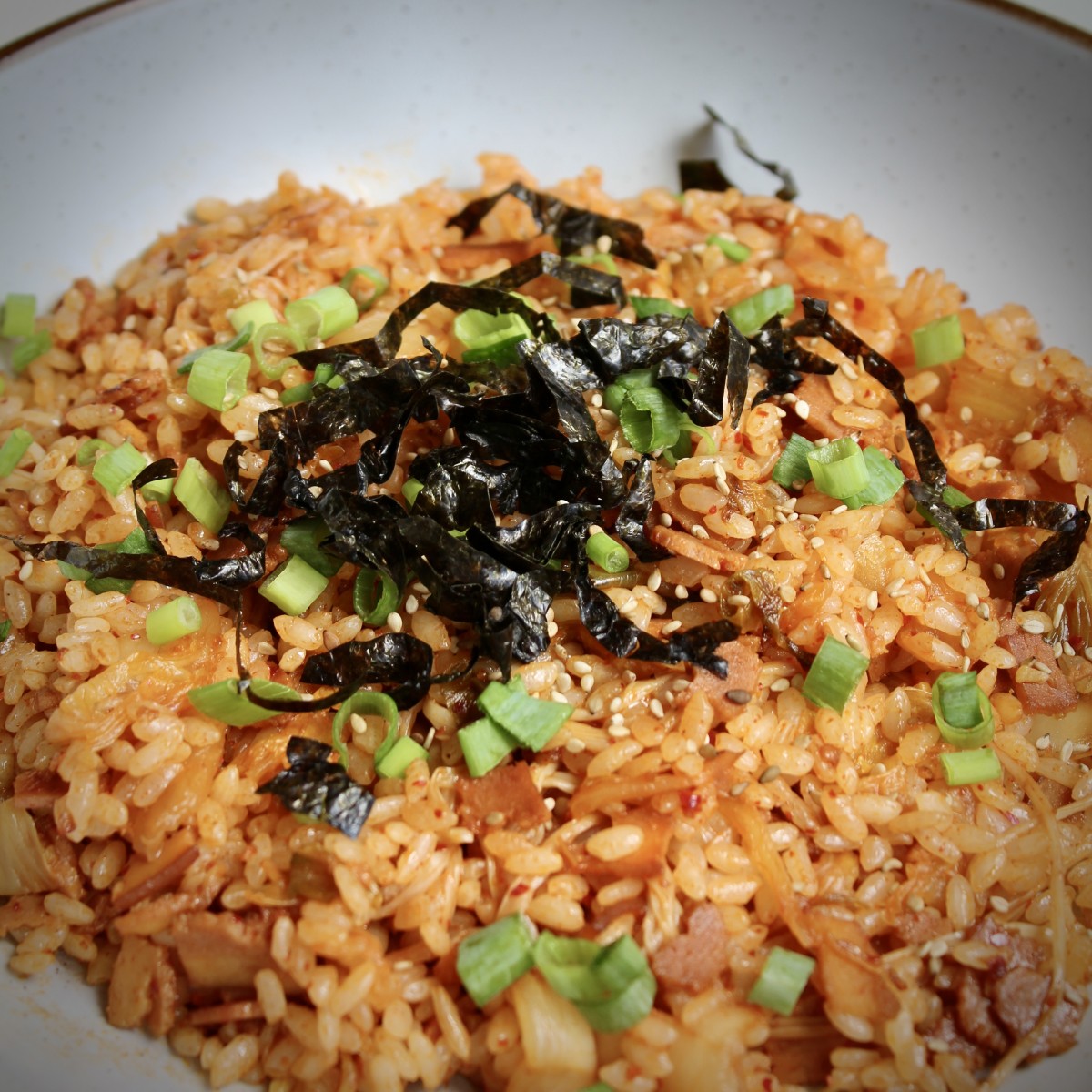 Vegetarian Kimchi Fried Rice