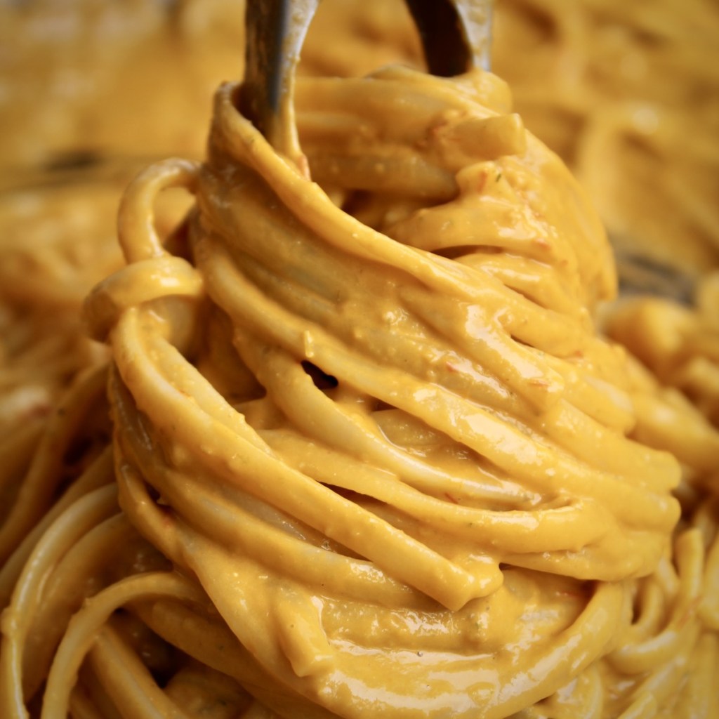 square image of tomato pasta