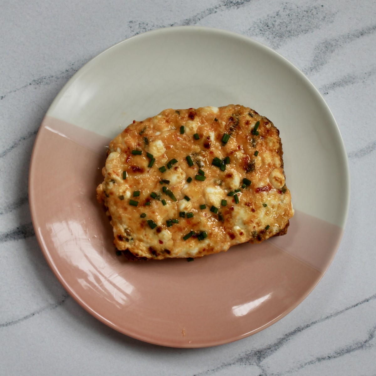 High Protein Cottage Cheese Toast (Goat’s Cheese & Chilli)